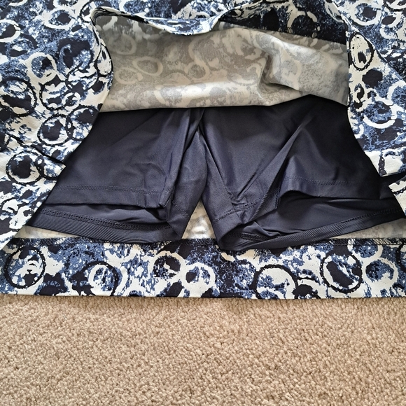❤️ S.C.& Co. Pull On Skort Blue White Stretch Print Skirt Women's Various Sizes - Picture 5 of 9